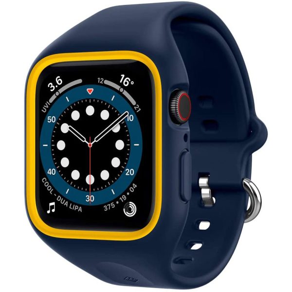 apple-watch-band-case-blueberry-navy-caseology Apple Watch Band & Case for 45mm / 44mm NanoPop by Caseology for Models 7/6/SE/5/4 - Blueberry Navy - ACS02083 - Image 1