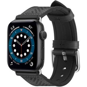 Apple Watch Band for 45mm / 44mm / 42mm Retro Fit by Spigen for Models 7/6/SE/5/4/3/2/1 - Black - 062MP25079
