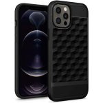 iPhone 12 Pro Max Parallax Rugged Slim Case by Caseology - Matte Black ACS01633