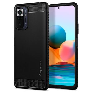 Redmi Note 10 Pro Rugged Armor Case by Spigen Matte Black ACS02844