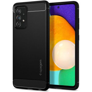 Galaxy A52s 5G / A52 Rugged Armor Case by Spigen Matte Black ACS02315