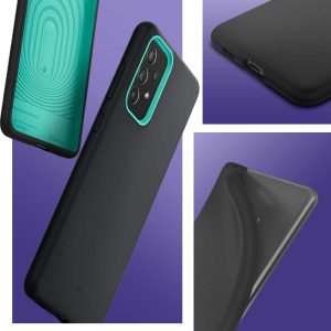 Galaxy A72 NanoPop Dual tone Liquid Silicone Case by Caseology - Prune Charcoal - ACS02778 - Image 2