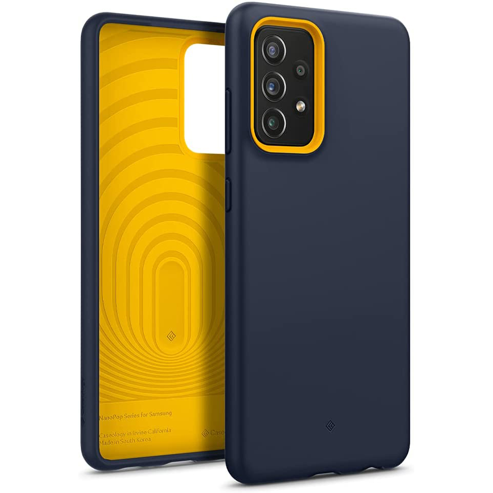 Galaxy A72 NanoPop Dual Tone Fun Silicon Case Blueberry Navy