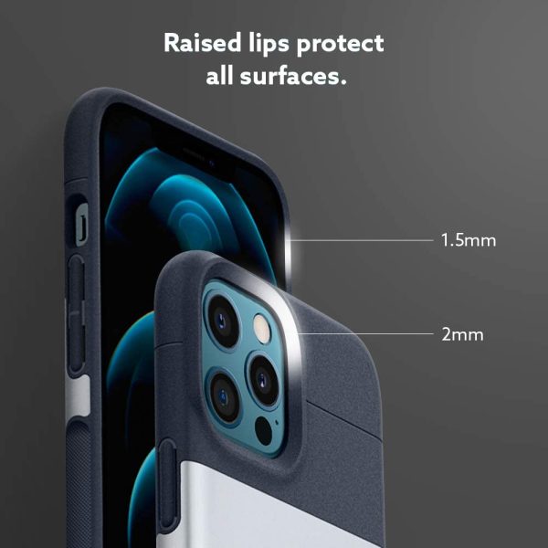 51L4aZ0XEoL._AC_SL1000_ iPhone 12 Pro Max Legion Two Tone Case by Caseology - Navy Stone - ACS01919 - Image 3