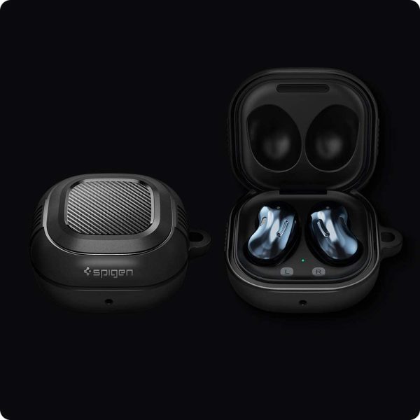 Galaxy Buds 2 Pro 2022 / Buds 2 / Buds Pro / Buds Live Case Spigen Rugged Armor - Matte Black - ASD01276 - Image 2
