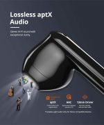 Tronsmart Onyx Ace True Wireless Earbuds with aptX Technology & Quad Mic Setup for Crystal Clear Calls - Black - Image 8
