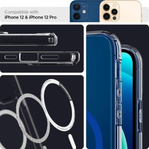 Apple iPhone 12 / iPhone 12 Pro Ultra Hybrid Mag Case by Spigen - ACS02627 - Blue - Image 5