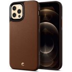 Apple iPhone 12 / 12 Pro Leather Brick by CYRILL Spigen - ACS01733 - Saddle Brown
