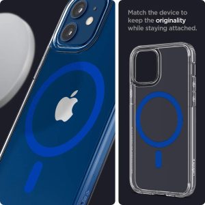 Apple iPhone 12 / iPhone 12 Pro Ultra Hybrid Mag Case by Spigen - ACS02627 - Blue - Image 2