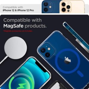 Apple iPhone 12 / iPhone 12 Pro Ultra Hybrid Mag Case by Spigen - ACS02627 - Blue - Image 3
