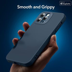 Apple iPhone 12 Pro MagSafe Cloud Super Soft Case by ESR - Deep Navy Blue - Image 3