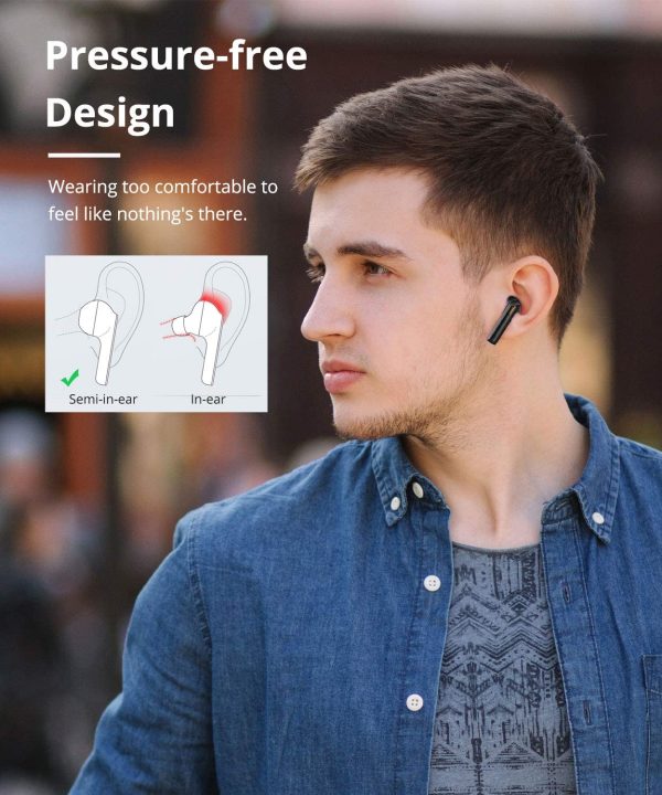 Tronsmart Onyx Ace True Wireless Earbuds with aptX Technology & Quad Mic Setup for Crystal Clear Calls - Black - Image 2