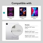 iPad Pro 12.9 2022 / 2021 Rebound Magnetic Smart Case Convenient Magnetic Attachment Supports Pencil Pairing & Charging - Black - Image 6