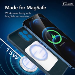 Apple iPhone 12 Pro MagSafe Cloud Super Soft Case by ESR - Deep Navy Blue - Image 8