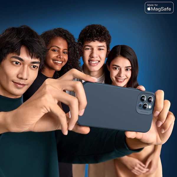 Apple iPhone 12 Pro MagSafe Cloud Super Soft Case by ESR - Deep Navy Blue - Image 7