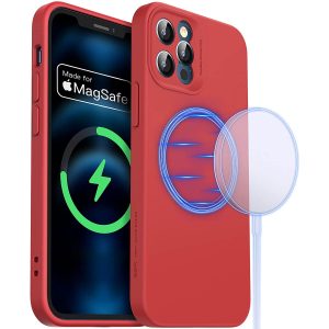 Apple iPhone 12 Pro MagSafe Cloud Super Soft Case by ESR - Race Car Red