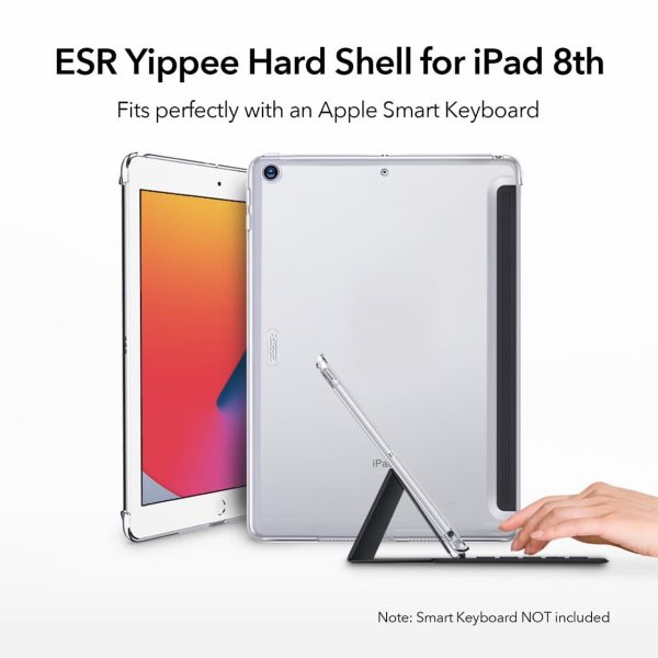 iPad 10.2 9th Gen A13 Bionic Ascend Hard Shell Case by ESR - Clear also for iPad 8th Gen / iPad 7th Gen - Image 3