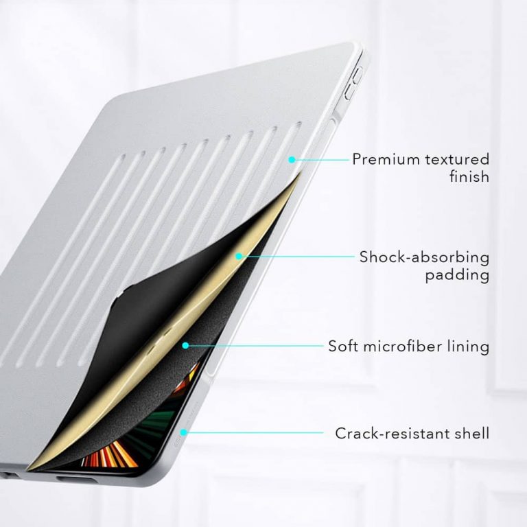 iPad Pro 12.9 2021 Sentry Stand Case by ESR Gray