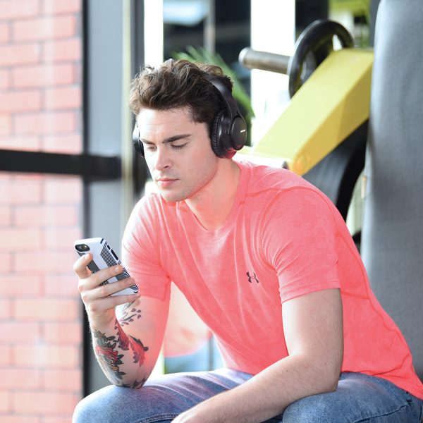 MPOW H7 Bluetooth Headphones, Comfortable Over Ear Wireless Headphones, Hifi Stereo Headset, Wireless Wired Mode, Built-in Microphone for Kids, Adults, Cellphone, Online Class, Home Office, PC - Black - Image 3