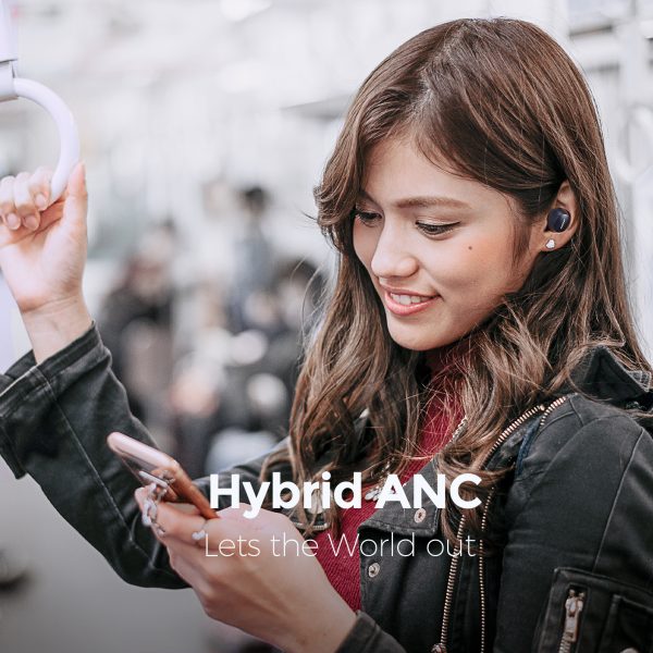 MPOW X6 ANC True Wireless Earbuds Bluetooth 5.1 with Low Latency Mode with Touch Control & 30 Hrs Playtime - Blue - Image 12