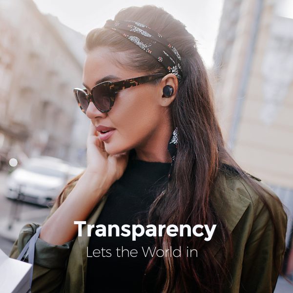 MPOW X6 ANC True Wireless Earbuds Bluetooth 5.1 with Low Latency Mode with Touch Control & 30 Hrs Playtime - Blue - Image 8