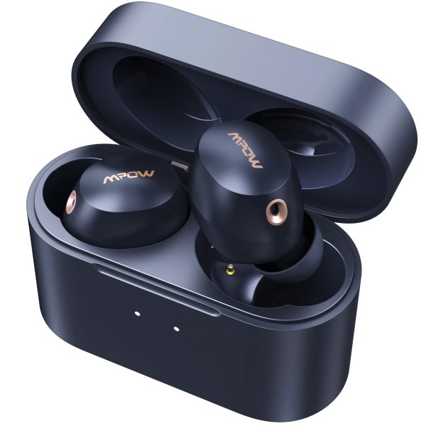 MPOW X6 ANC True Wireless Earbuds Bluetooth 5.1 with Low Latency Mode with Touch Control & 30 Hrs Playtime - Blue - Image 2