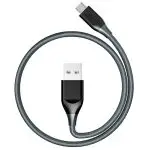 Tronsmart USB C to USB A Nylon Braided Cable - 3 Feet / 1 Meter - ATC6 - Black - BB