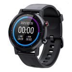 Haylou RT LS05s Smart Watch with Online dial replacement | Heart rate monitoring 12 sport modes | 20-day battery life - Black