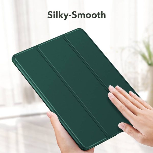 iPad 9th Gen 2021 Rebound Slim Case with Flexible TPU Back & Rubberized Cover - Pine Green also for iPad 8th Gen / iPad 7th Gen 2019 - Image 8