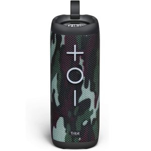 Tribit StormBox Bluetooth Speaker - 360° Full Surround Sound, Enhanced Xtra Bass, Wireless Dual Pairing, 20-Hour Playtime - Camo