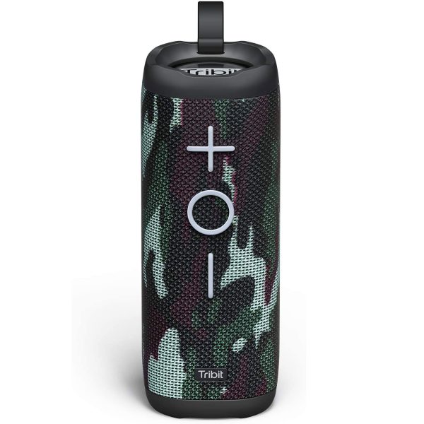 Tribit StormBox Bluetooth Speaker - 360° Full Surround Sound, Enhanced Xtra Bass, Wireless Dual Pairing, 20-Hour Playtime - Camo - Image 1