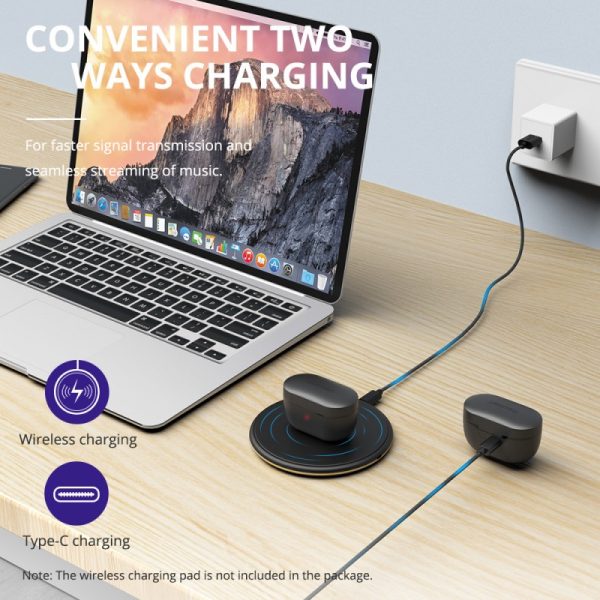 Tronsmart Apollo Air Plus with In Ear Detection, Wireless Charging, TrueWireless™ Stereo Plus Hybrid ANC Earbuds with Bluetooth 5.2, Asynchronous Transmission, 35dB full frequency ANC - Black - Image 12