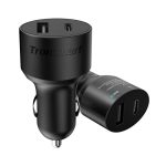 Tronsmart USB Type C Car Charger 42W USB PD Car Charger - Black - C2P