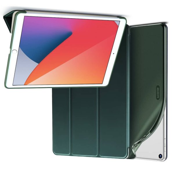 iPad 9th Gen 2021 Rebound Slim Case with Flexible TPU Back & Rubberized Cover - Pine Green also for iPad 8th Gen / iPad 7th Gen 2019 - Image 6