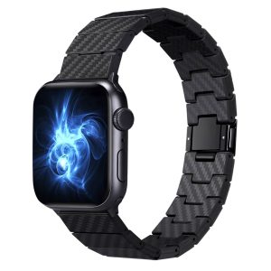 Apple Watch Band made from Pure Carbon Fiber for Apple Watch Ultra 2 / 1 49 mm / Apple Watch 46 mm / 45 mm / 44 mm / 42 mm by PITAKA - Modern