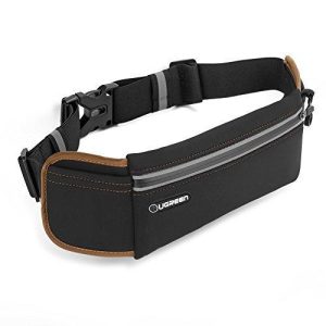 UGREEN Sports Running Waist Band for Keeping Phones & Keys & other valuables - Black - 20818