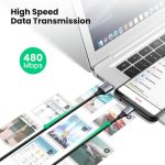 UGREEN Micro USB Cable Nylon Braided USB A to Micro USB Fast Charger Compatible - 5 feet - 1.5M - Black - 60147 - Image 3