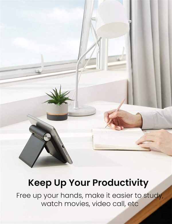 UGREEN Tablet iPad Stand Holder for Desk Adjustable Angles - Black - 50748 - Image 7