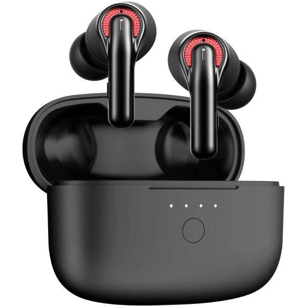 61IRjjz7S7L._AC_SL1500_ Tribit Flybuds C1 Qualcomm QCC3040 Bluetooth 5.2, 4 Mics CVC 8.0 Call Noise Reduction 50H Playtime Clear Calls Volume Control True Wireless Bluetooth Earbuds Earphones - Image 1