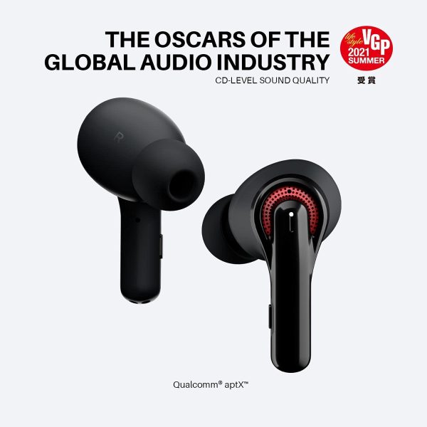 61ZfhDQNPMS._AC_SL1500_ Tribit Flybuds C1 Qualcomm QCC3040 Bluetooth 5.2, 4 Mics CVC 8.0 Call Noise Reduction 50H Playtime Clear Calls Volume Control True Wireless Bluetooth Earbuds Earphones - Image 5