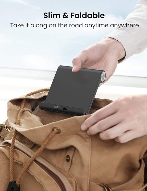 UGREEN Tablet iPad Stand Holder for Desk Adjustable Angles - Black - 50748 - Image 5