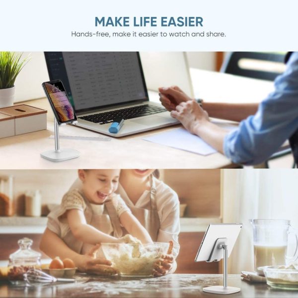 UGREEN Cell Phone Stand Desk Holder Adjustable - White - 60343 - Image 7