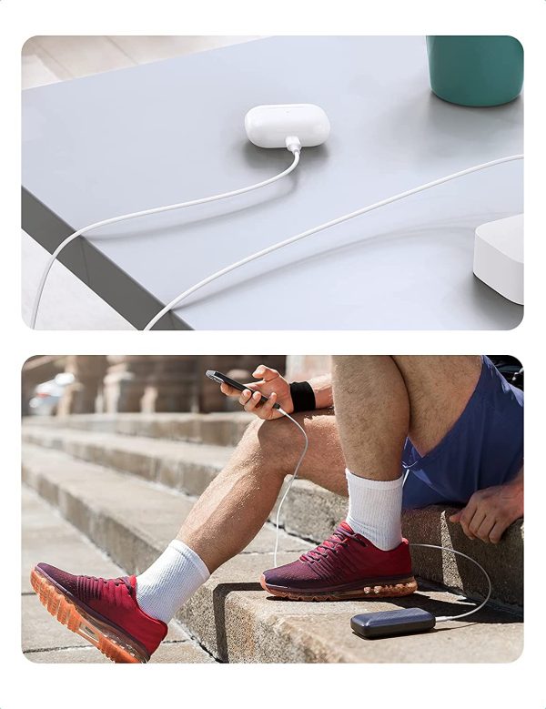 UGREEN USB C to Lightning Cable MFi Certified iPhone Charging Cable compatible with 20W Fast Charging - 3 Feet - White - 10493 - Image 6