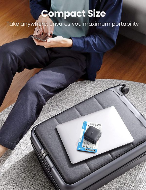 UGREEN USB C Charger 65W 4-Port PD Charger GaN Tech Fast Charging - 70773  - Black - Image 7