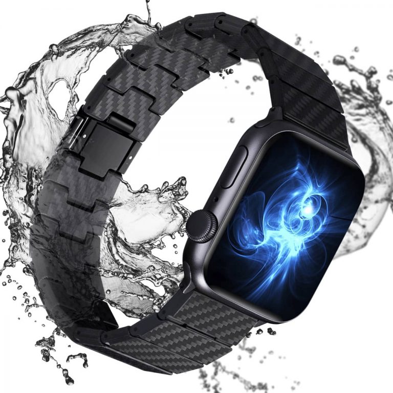 Apple Watch Band made from Pure Carbon Fiber by PITAKA Modern