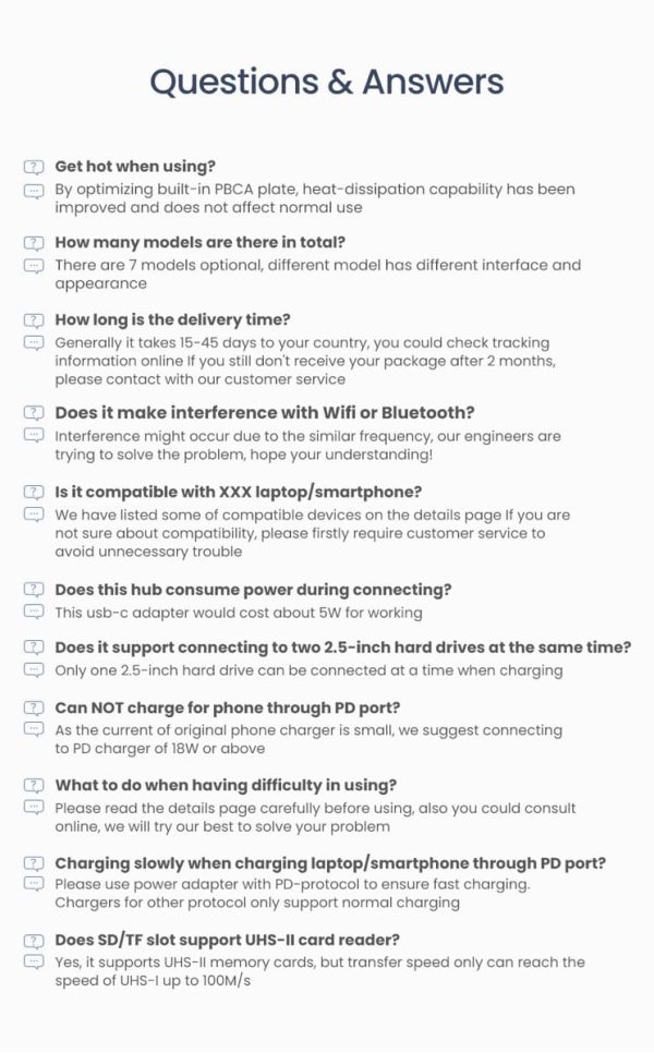 UGREEN USB C Hub 6 in 1 Dongle to HDMI 4K 2 USB 3.0 Ports SD TF Card Reader 100W PD Charging - 70411 - CM195 - Silver - Image 13