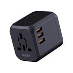 Aukey Universal Adapter with 30W PD Port with International Compatibility & 4 Types of International Plug – PA-TA04