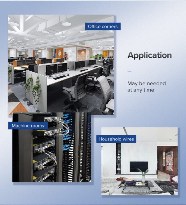 UGREEN Velcro Cable Organizer - 16 feet - Black - 40356 - Image 4