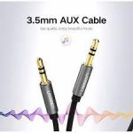UGREEN AUX Audio Cable 3.5mm to 3.5mm - 6 feet - Black - 10735 - Image 7