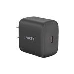 Aukey Swift 25W PD Wall Charger with PPS Technology for Samsung Fast Charging - US Plug - Black - PA-R1A